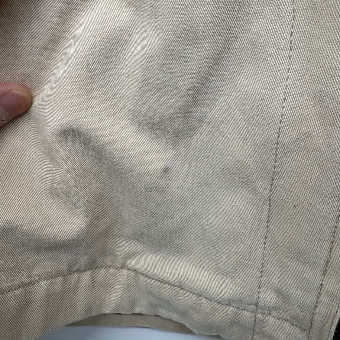 빔즈 베이지색 면 자켓 여/M 상품이미지3