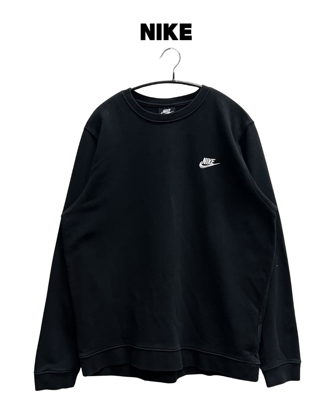 나이키 퓨추라 맨투맨 블랙 상품이미지1