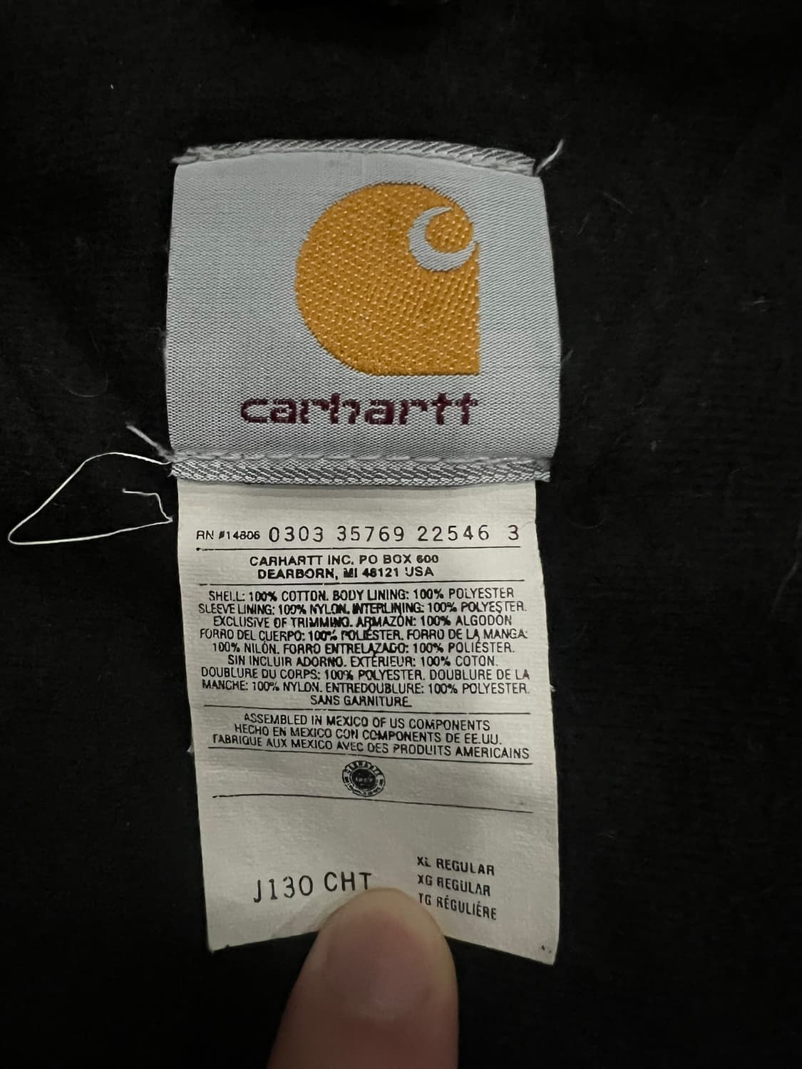 (XL)칼하트 덕 액티브 후드자켓 J130 CHT 체스트넛 상품이미지4
