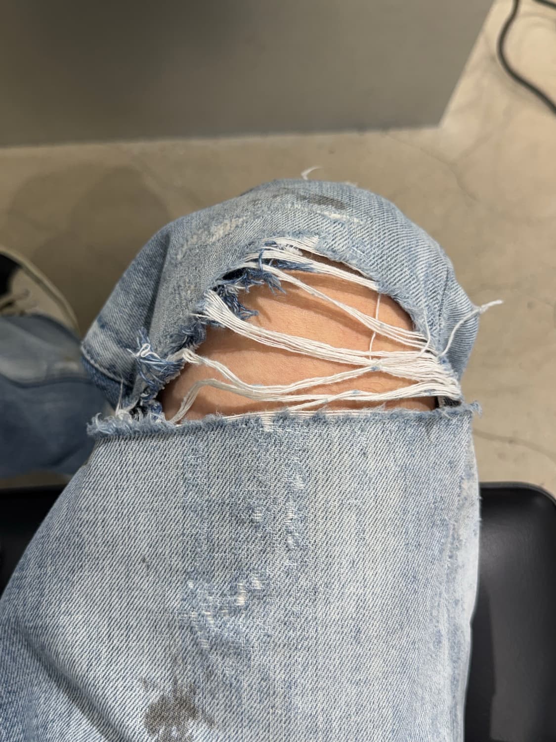 안셀름 wism 별주 테이퍼드 데님 상품이미지6