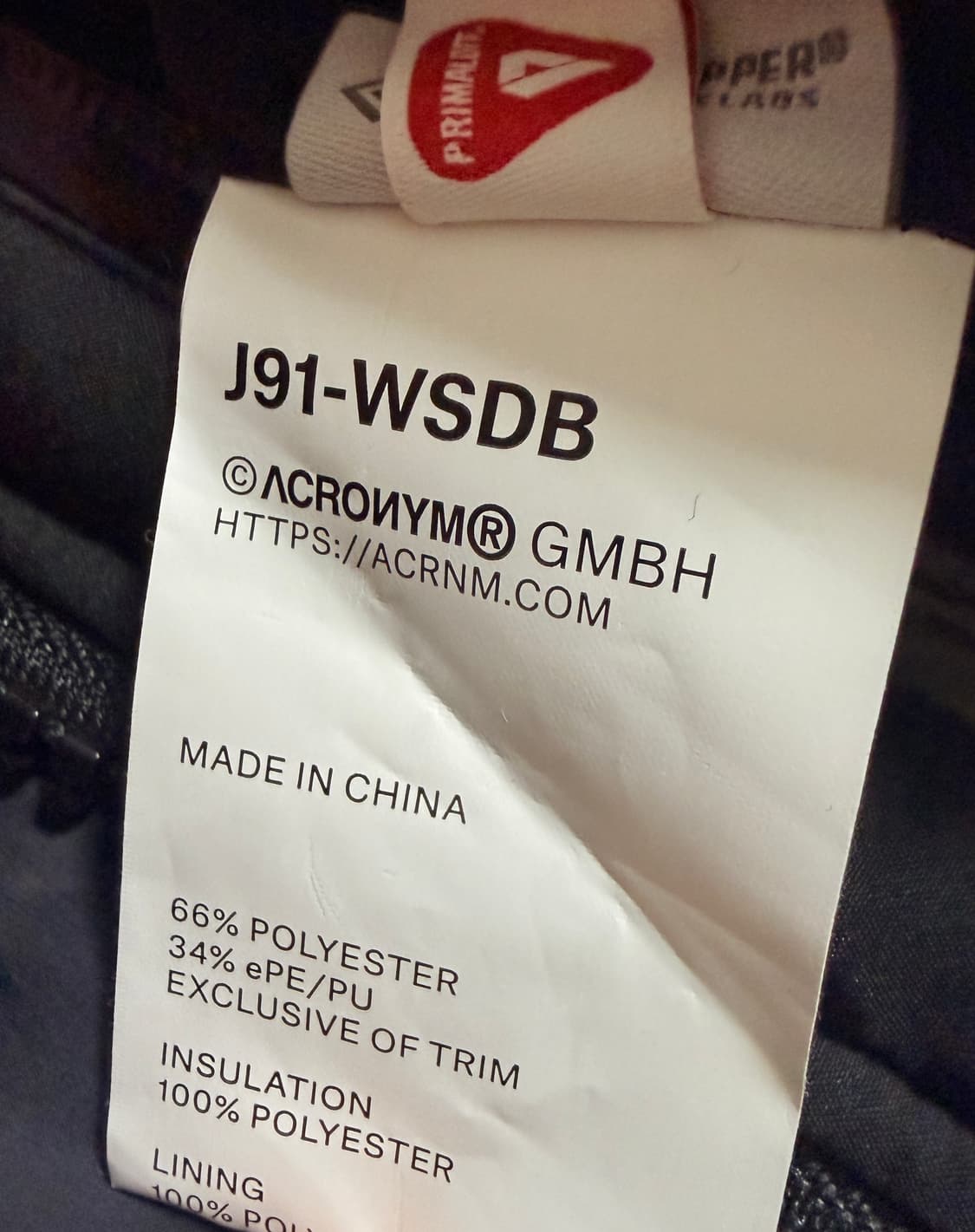 아크로님 X 데스스트랜딩 J91-WSDB (M) black 상품이미지3