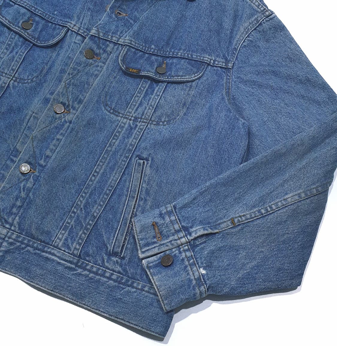 lee 80~90s 하드락카페 데님 트러커 (110) 46R 상품이미지4