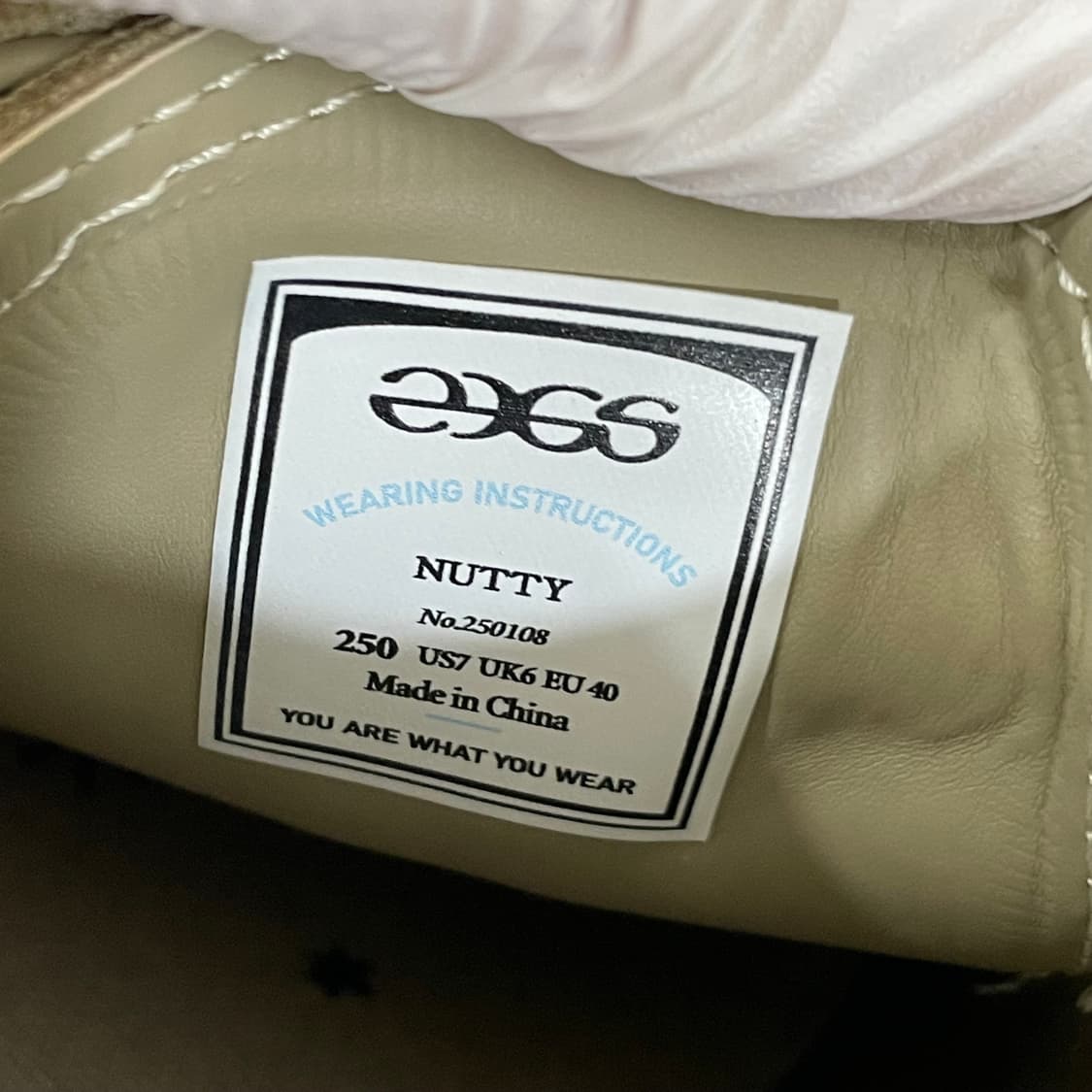 749) 23.65 너티 왈라비 모카신 베이지 250mm 상품이미지8