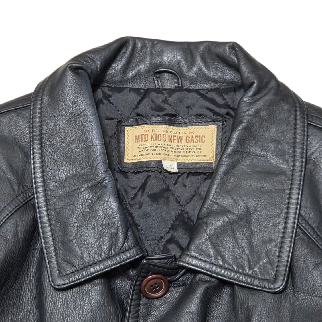 Mtd Kids New Basic 일본 빈티지 소가죽 레더 자켓 상품이미지3
