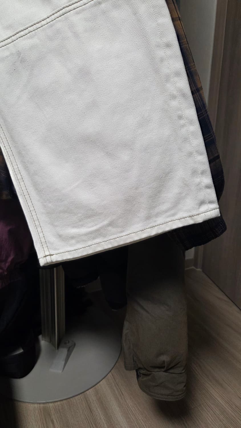 메종미네드 카고팬츠 화이트 46(S) 상품이미지3