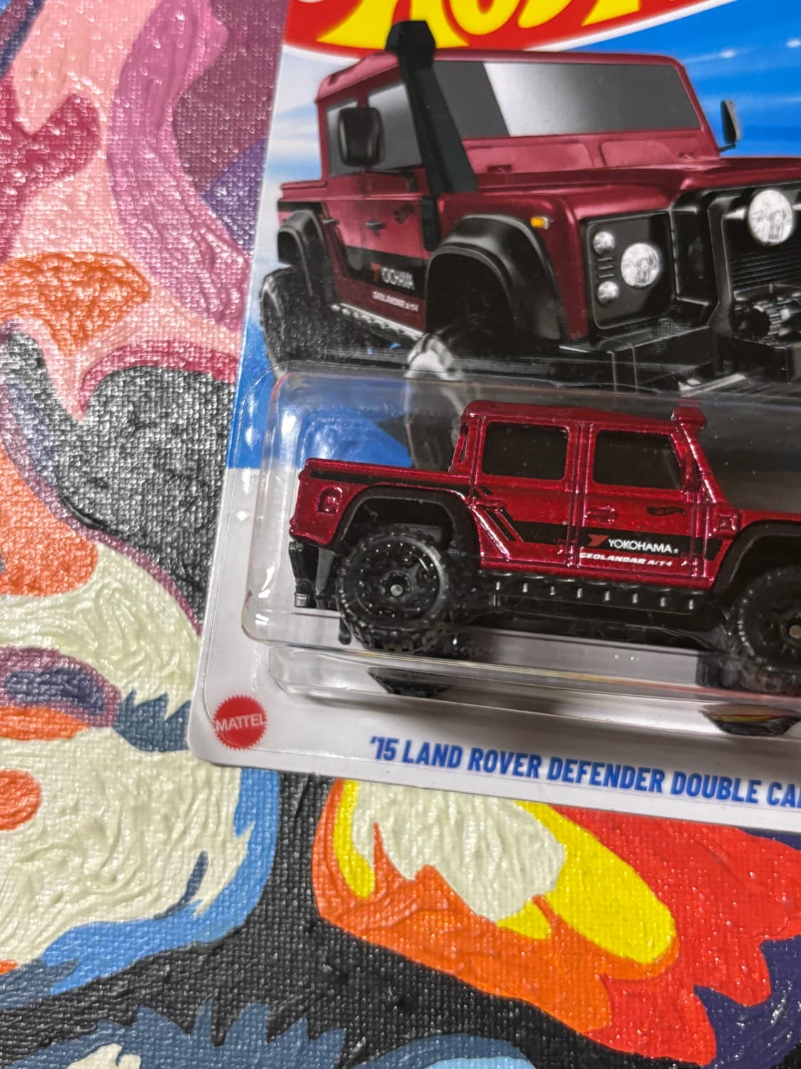 미개봉) 랜드로버 디펜더 더블 캡 핫휠 다이캐스트 인테리어 소품 상품이미지4