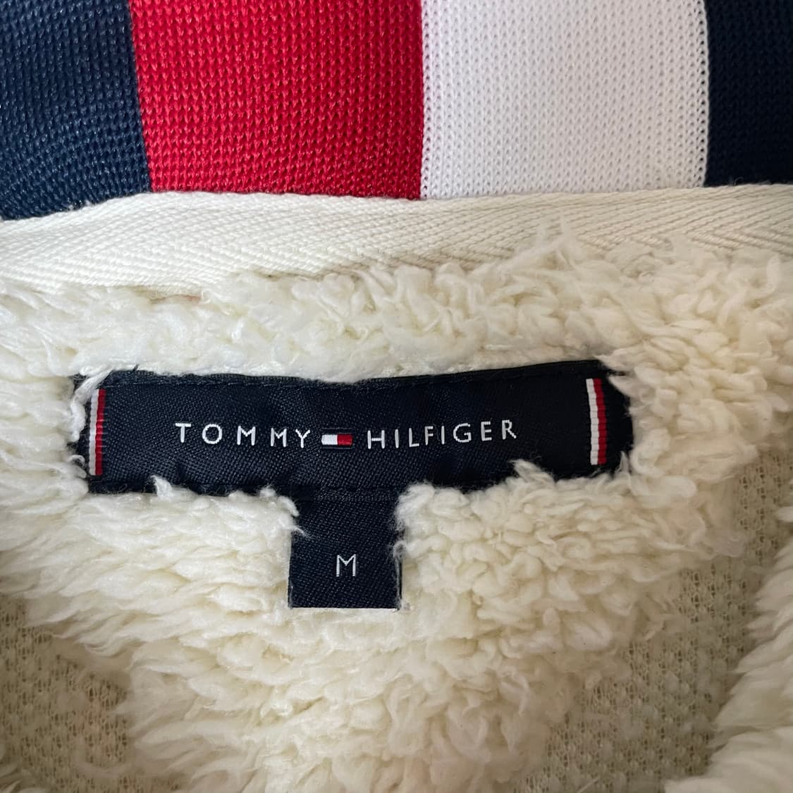 타미힐피거 양털 하프 후리스 후드 M 상품이미지5