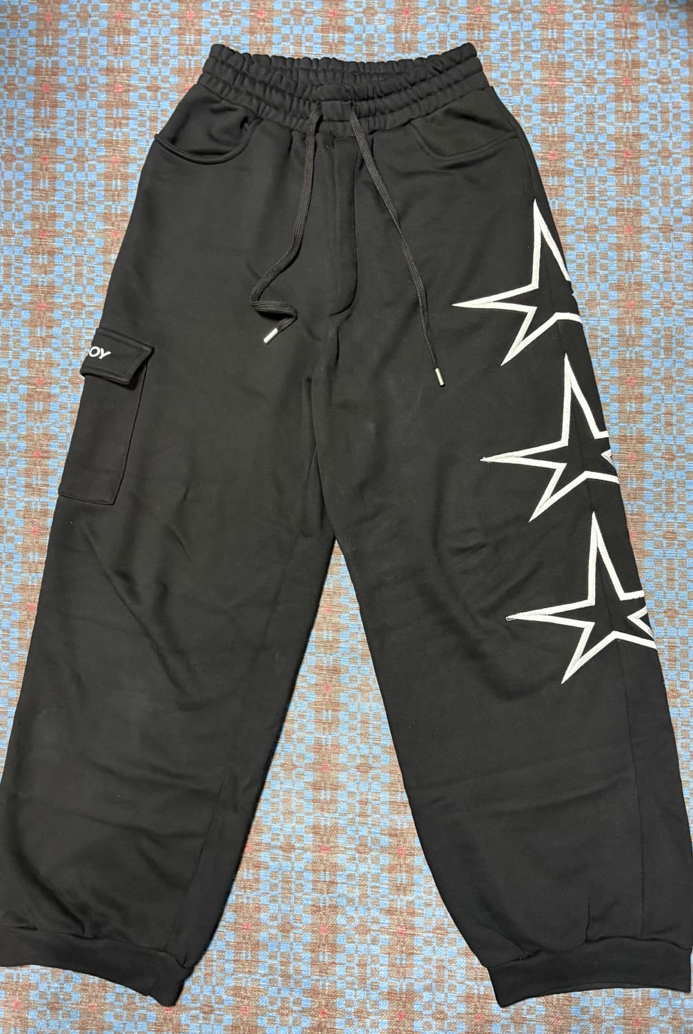 퍽보이 Fuckboy 스타 카고 스웻 팬츠 상품이미지1