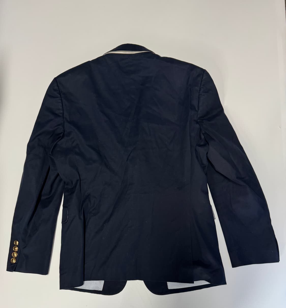 한섬 타임 Time 옴므 네이비 금장 코튼 정장 자켓 M 상품이미지2