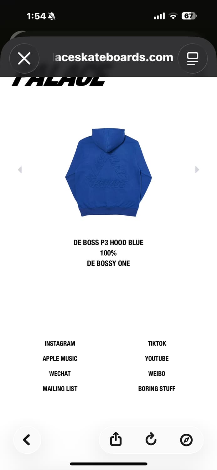 팔라스 [정품] 양각 후드티 (시세 50만) 스웻셔츠 L(100ㅡ105) 상품이미지3