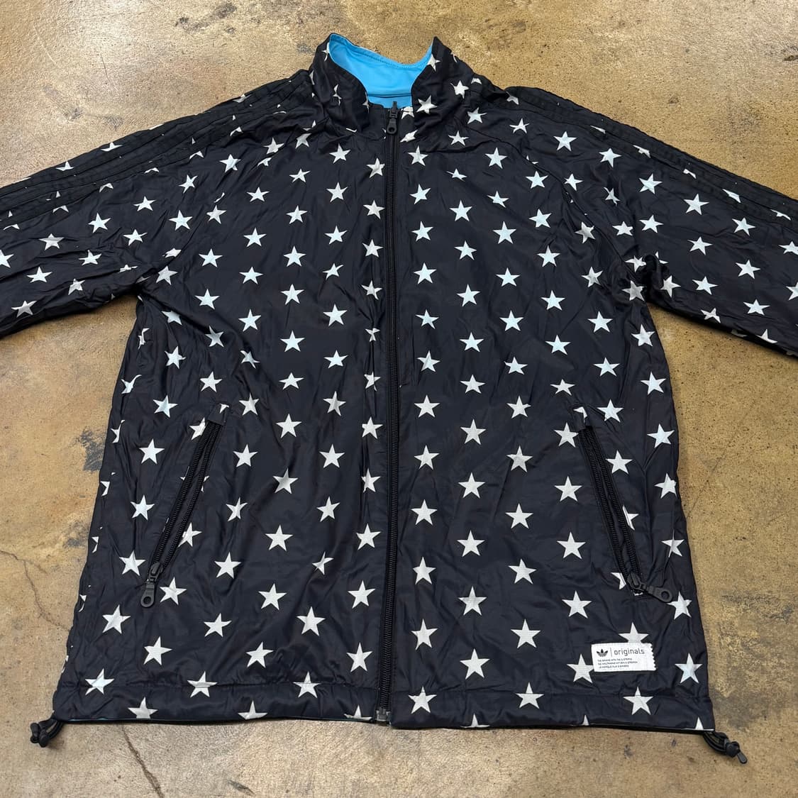 아디다스 양면 리버시블 별 도트 하늘 트랙탑 자켓 105 상품이미지3