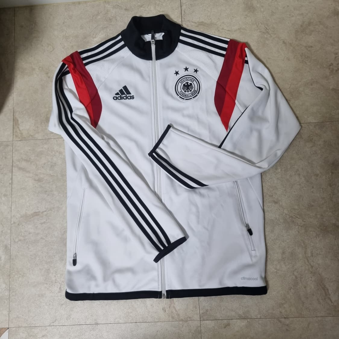 아디다스 독일 져지 화이트 흰색 흰검 상품이미지1