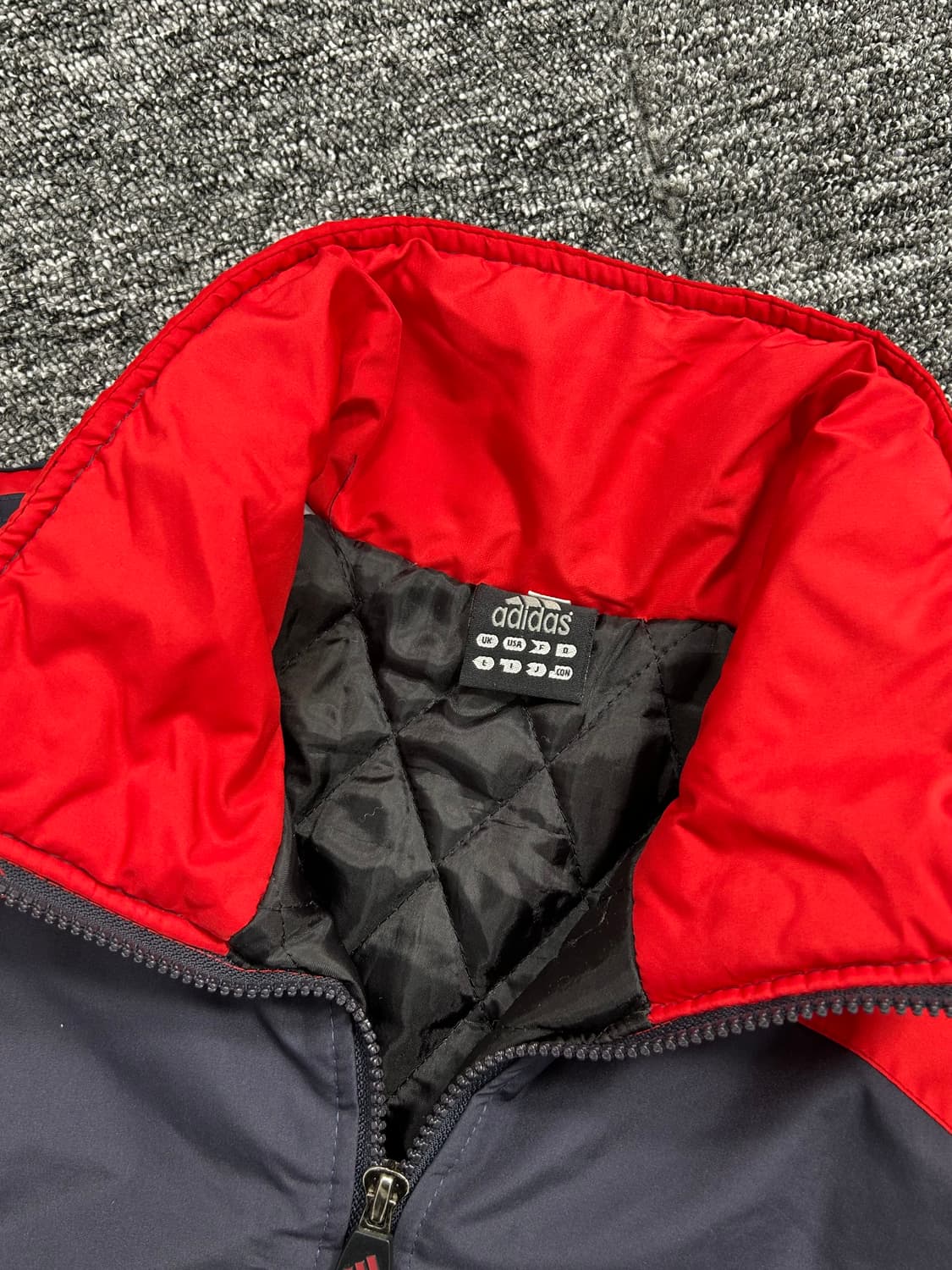 아디다스 3 90s 레드 네이비 점퍼 XL 상품이미지6