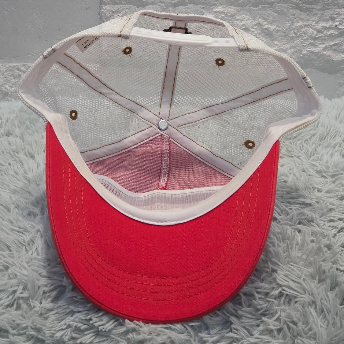 M1-9:SPY 클래식 메쉬 캡 레드/화이트 (56-59) 상품이미지6