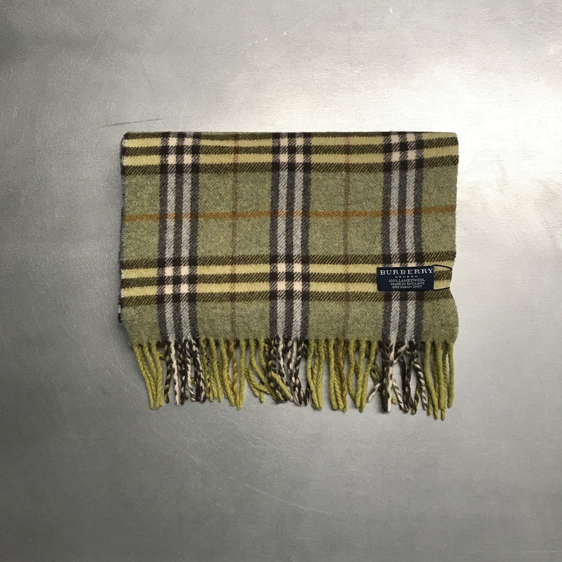 버버리 정품 램스울 머플러 카키 상품이미지2