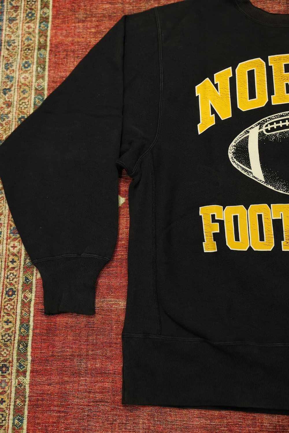 90s 빈티지 챔피온 리버스위브 스웻셔츠 블랙 판매 상품이미지4