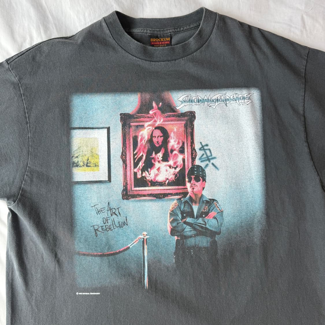 수이사이드 텐던시즈 (1992 Art of Rebellion)투어티셔츠 상품이미지3