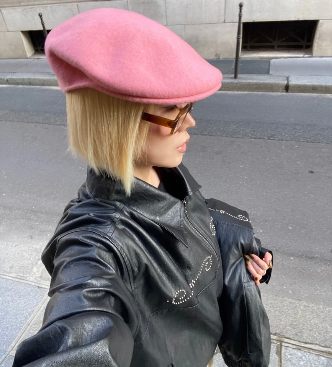 벤에시 레더 자켓 Studded western leather jacket 상품이미지4