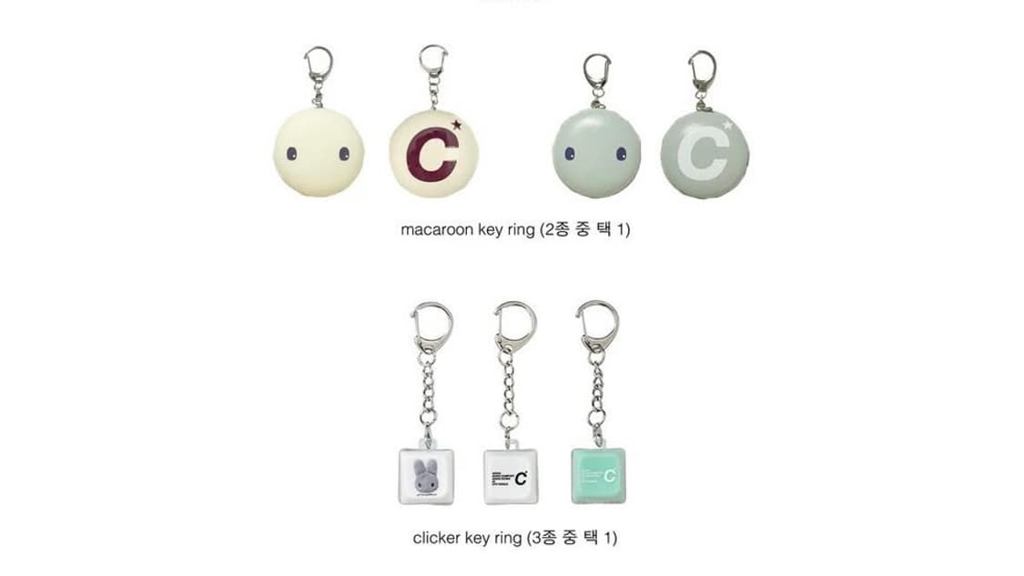 지초이 25-004 경량패딩 사은품 마카롱키링 클리커 키링 지초이서울 상품이미지1