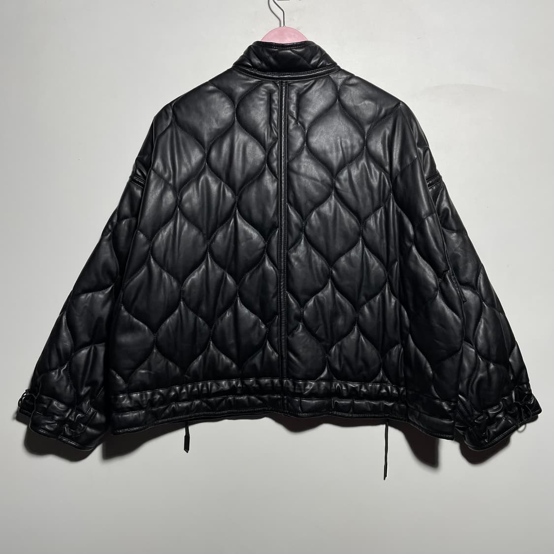 자라 우먼스 레더 퀼팅 자켓 상품이미지2