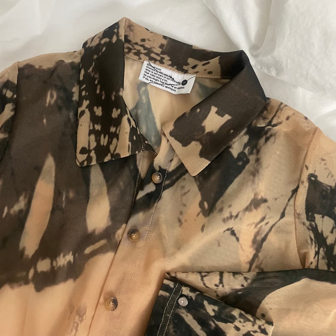 604service 메쉬 셔츠 상품이미지3