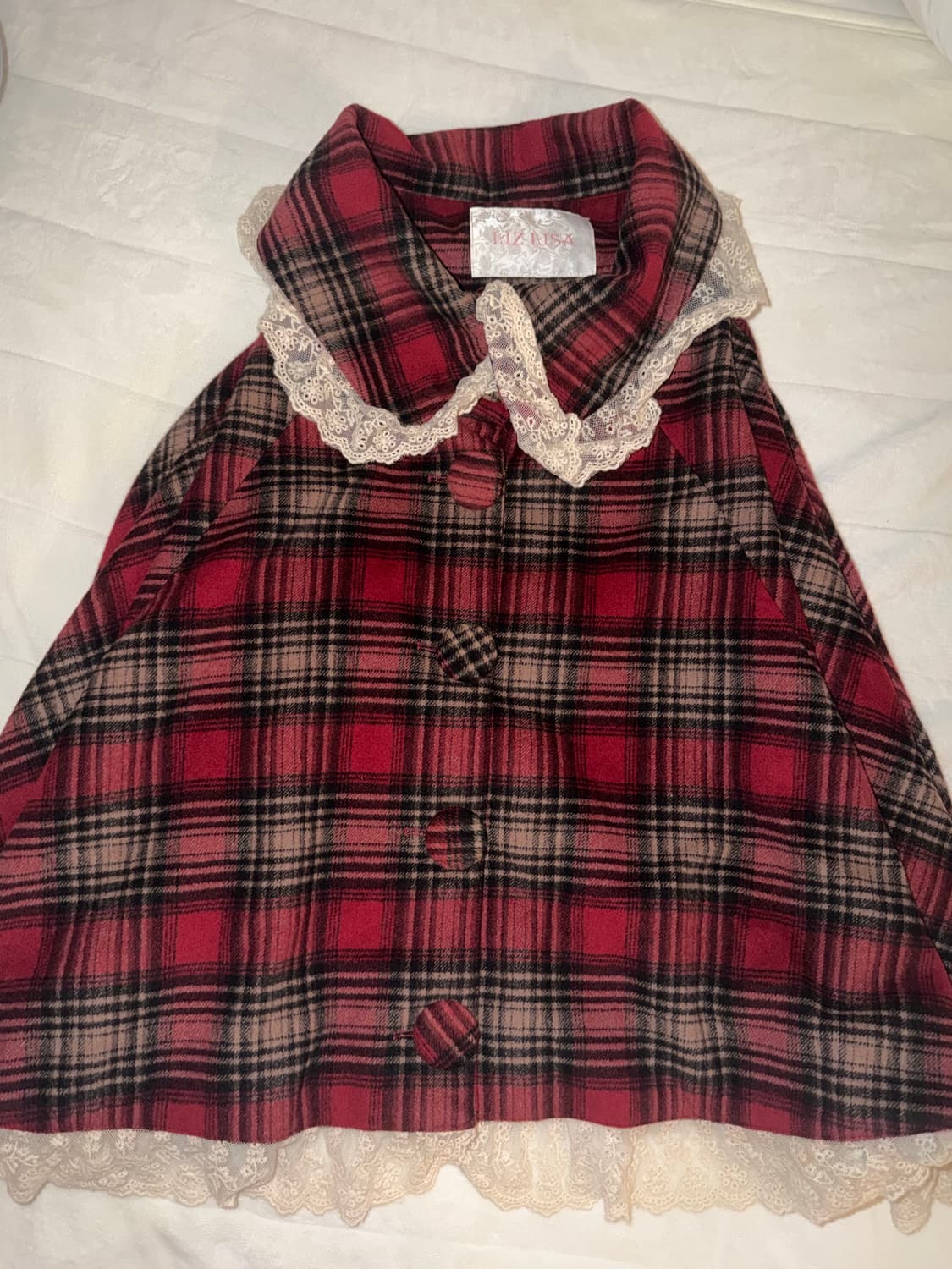 LIZ LISA 리즈리사 판쵸 케이프 코트 망토 모리걸 빈티지 히메 갸루 상품이미지1