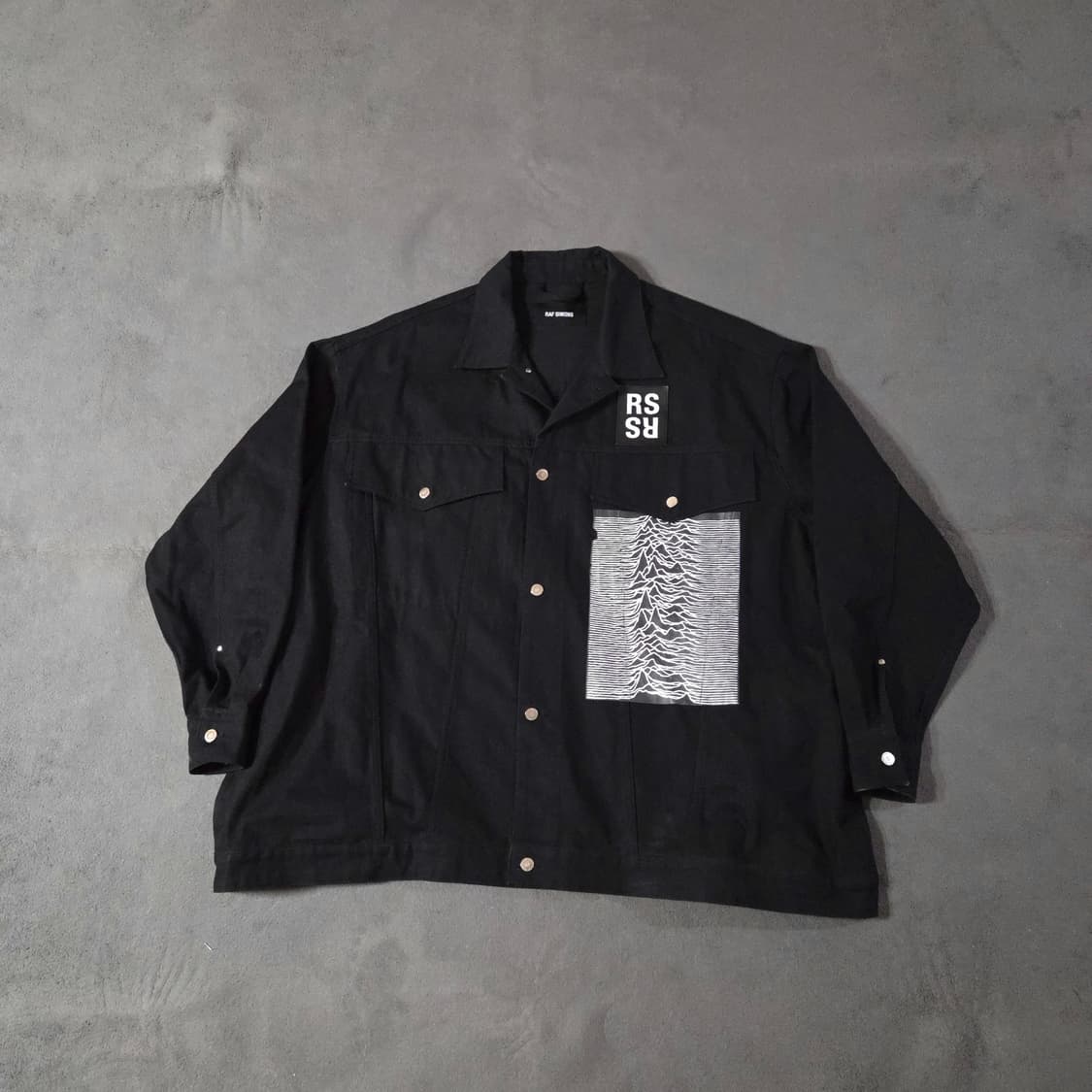 17SS 라프시몬스 조이디비전 오버사이즈 자켓 M 상품이미지3