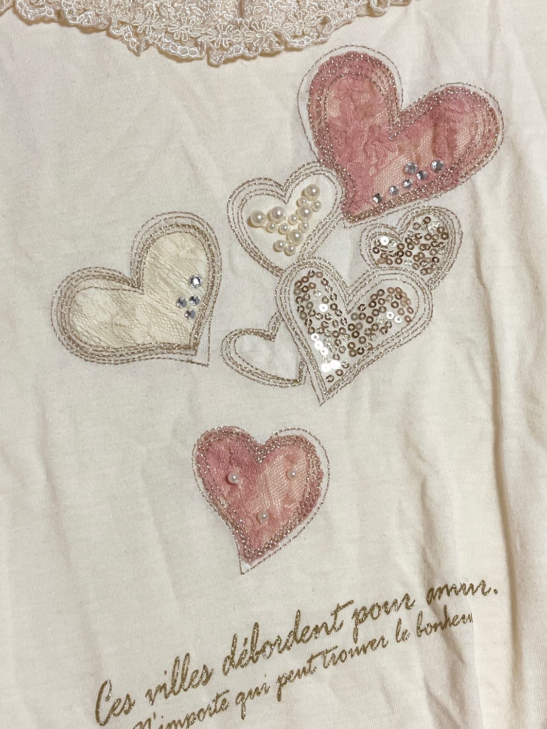 엑시즈팜 빈티지 로걀 라떼갸루 히메갸루 블라우스 티셔츠 상품이미지2