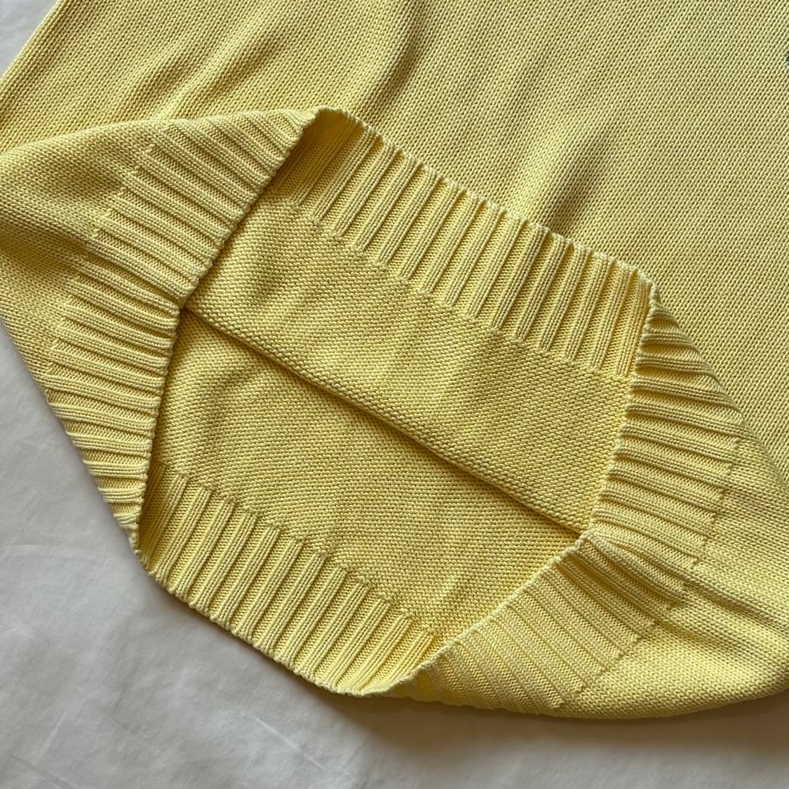 [XL/107-110] 90s 폴로 랄프로렌 V넥 코튼 니트 베스트 상품이미지6