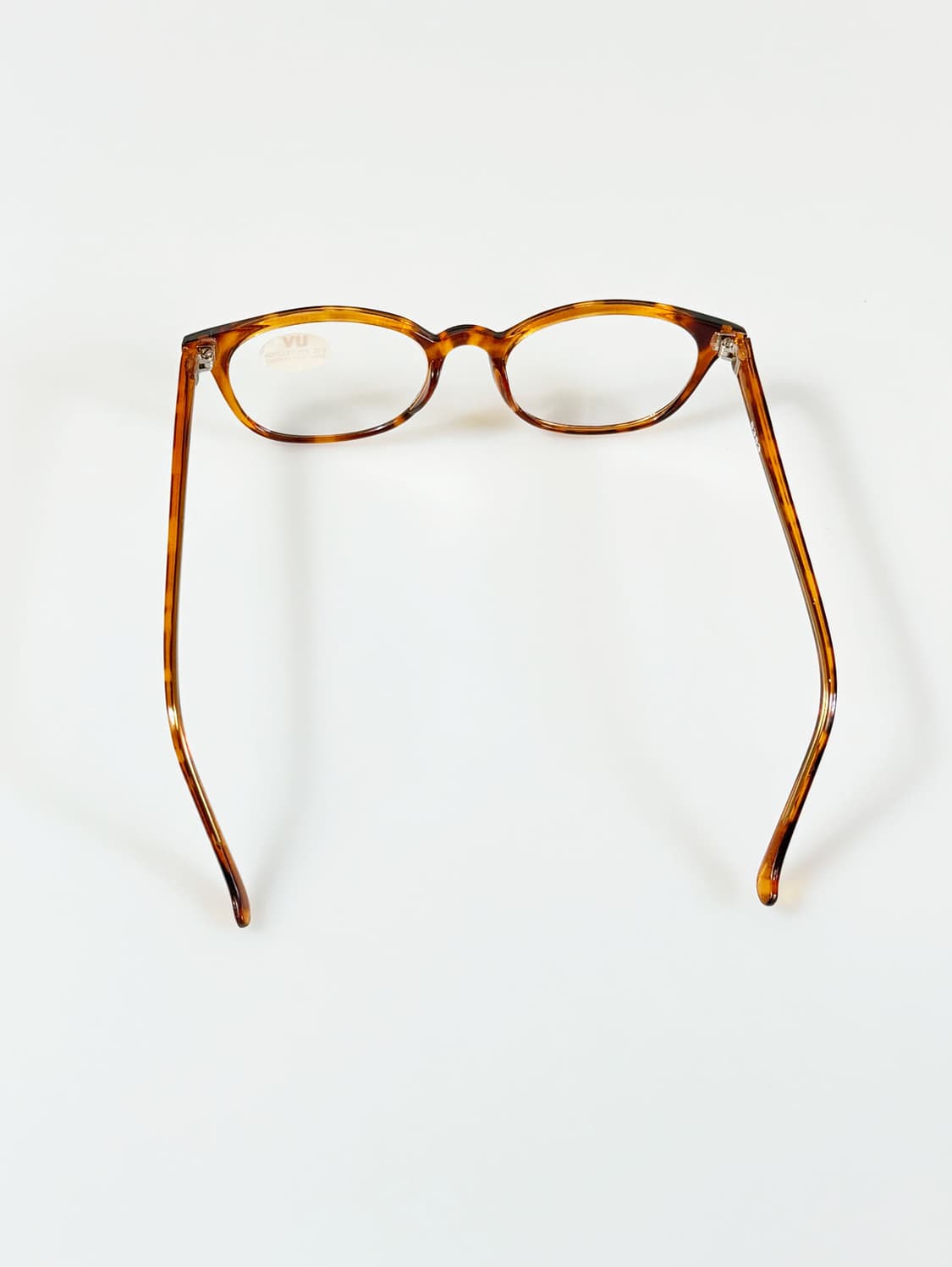 90s 앰버 토터스 웰링턴 스퀘어 뿔테 빈티지 안경 상품이미지5