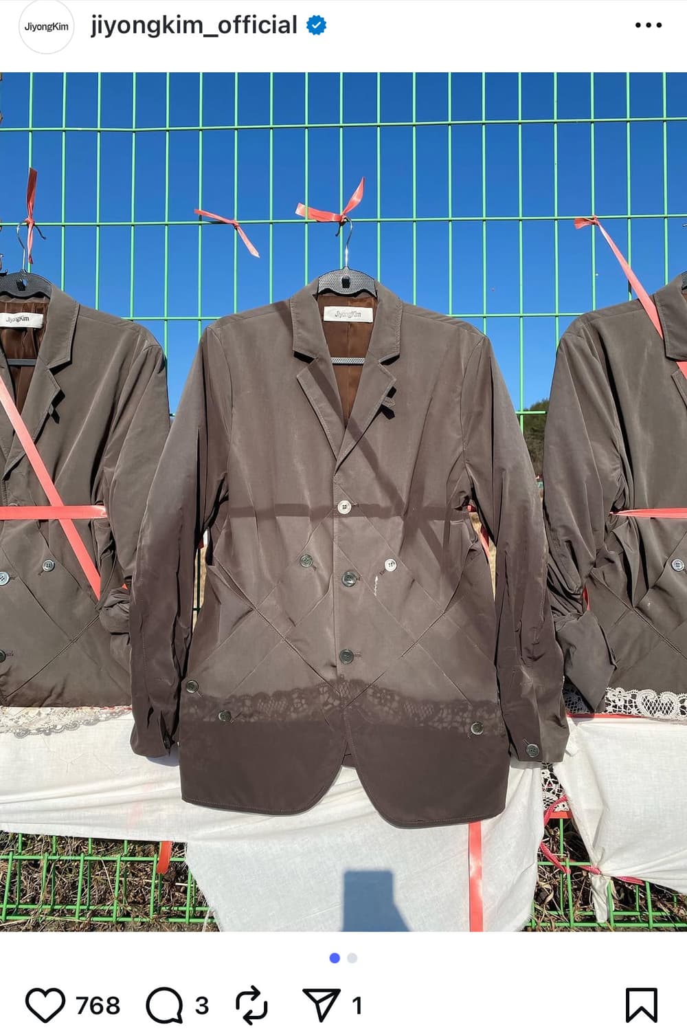 지용킴 초기 블레이저 상품이미지6
