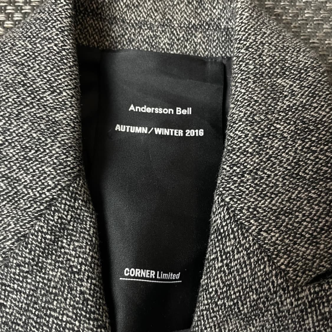 엔더슨벨 헤링턴 울 더블 자켓 S 상품이미지4