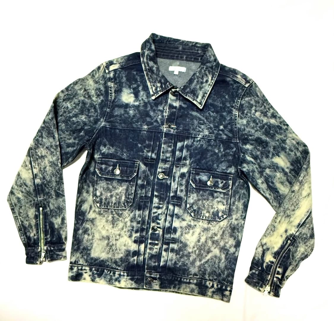 Enjouemen - 블리치 데님 자켓 상품이미지1