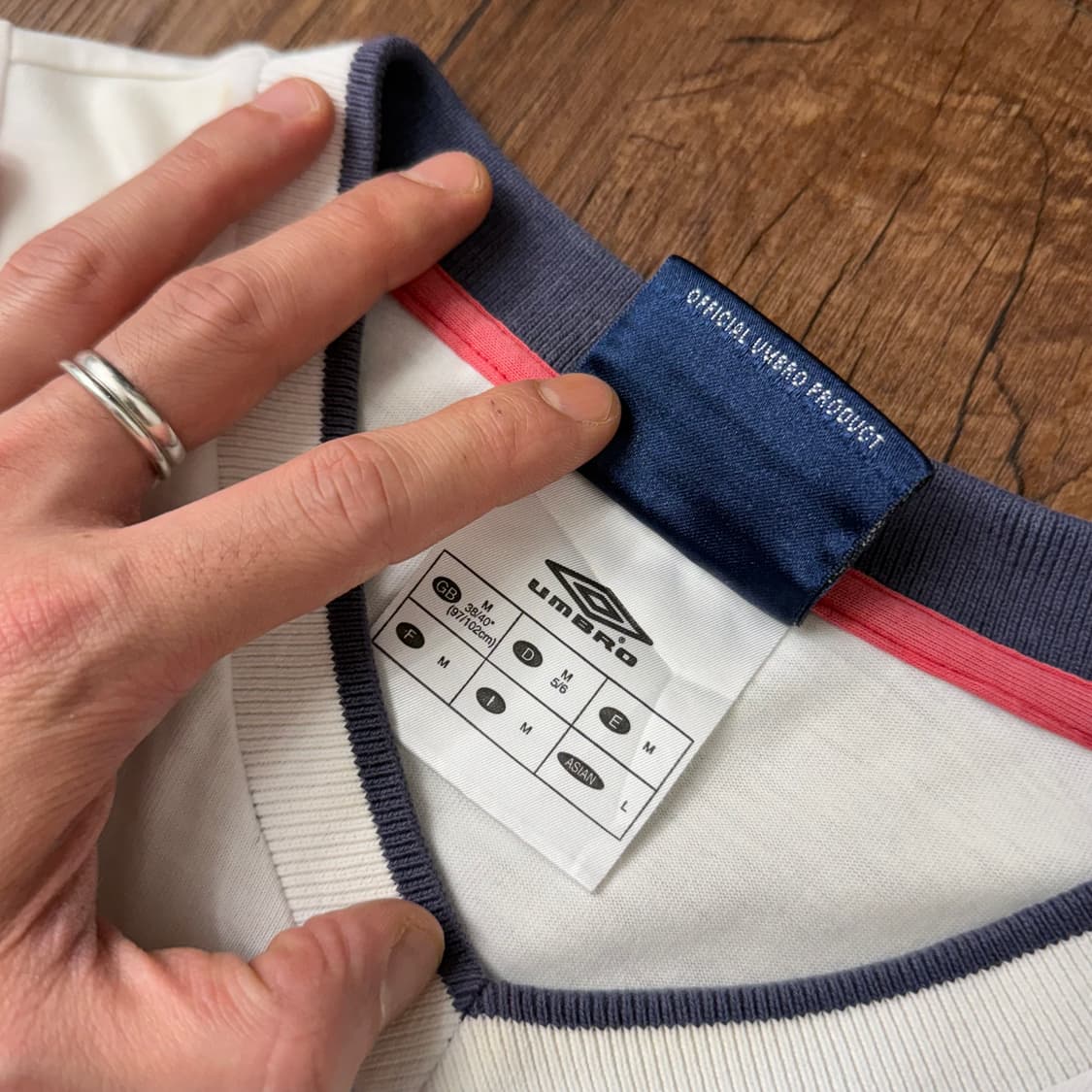 Umbro 엄브로 00s 잉글랜드 국대 유니폼 티셔츠 상품이미지6