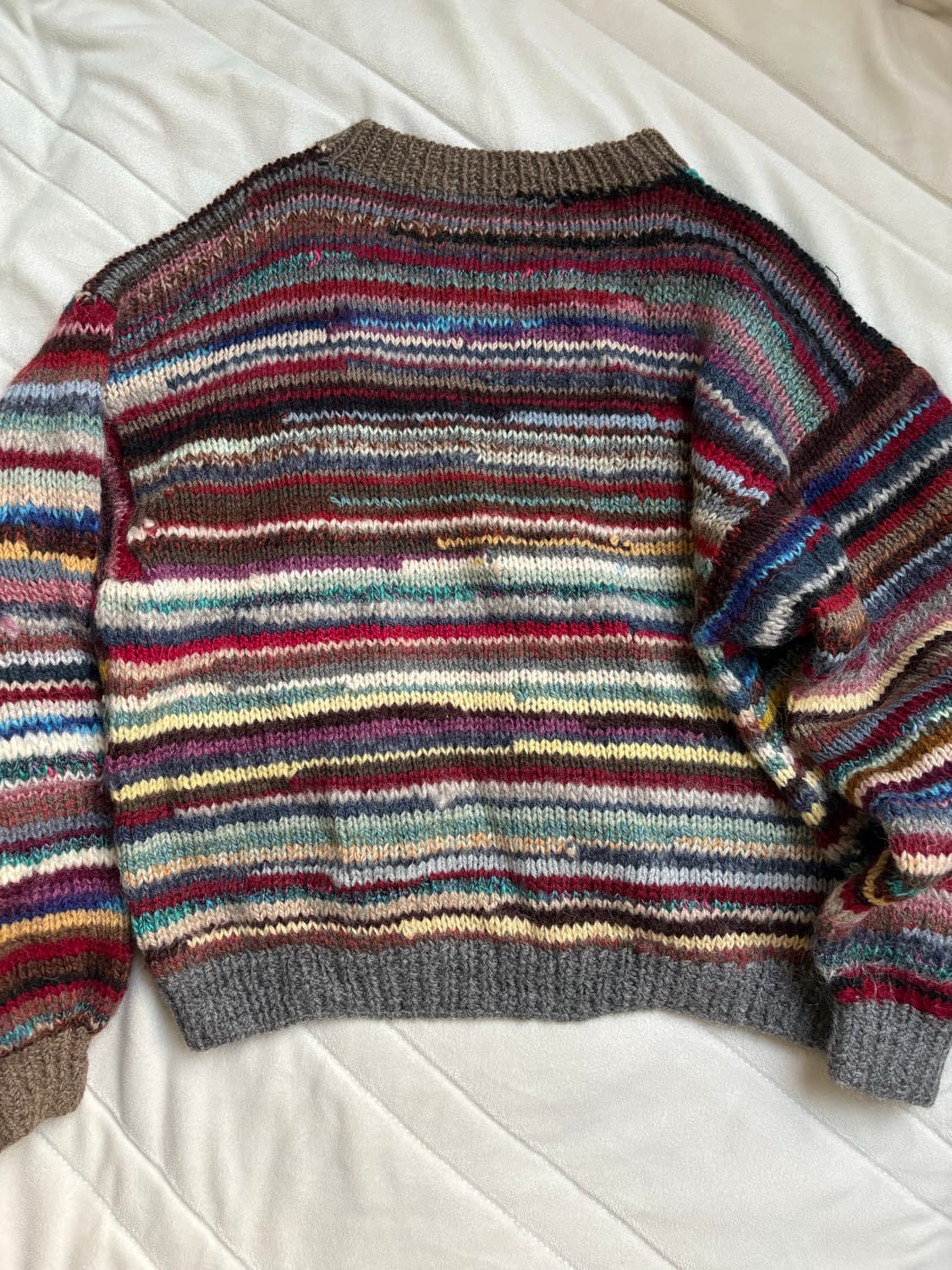 모리 무지개 니트 상품이미지2