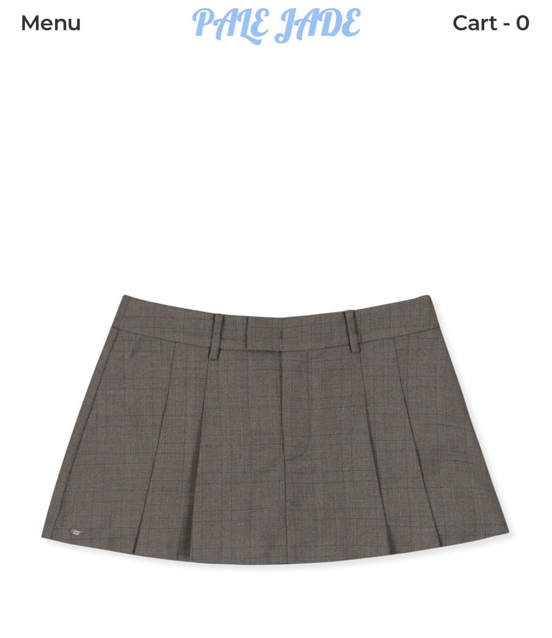 Demure Crop Set-Up Jacket In Brown+skirt 상품이미지2