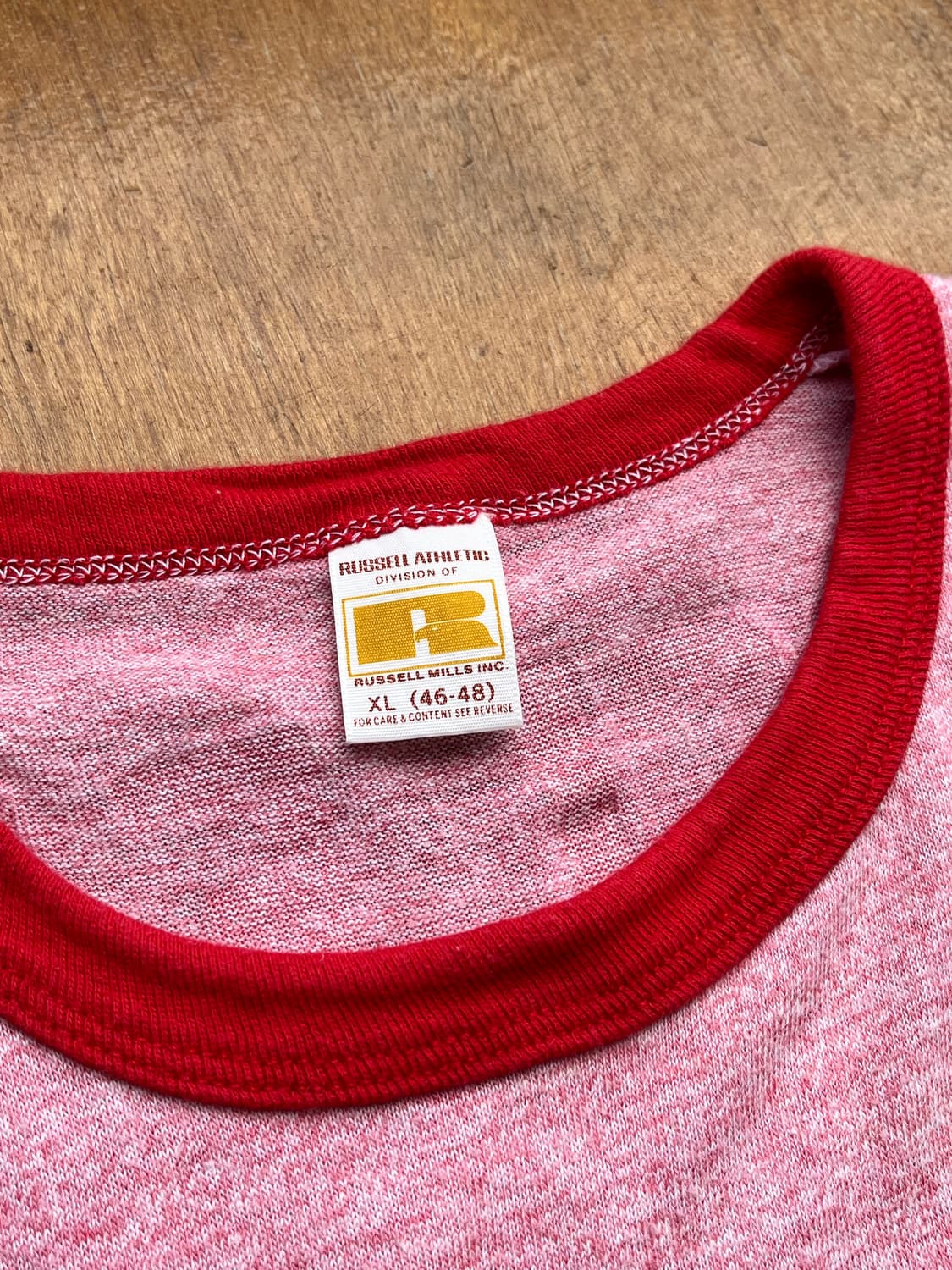 80's Vintage Russell Athletic Ringer Tee 상품이미지5