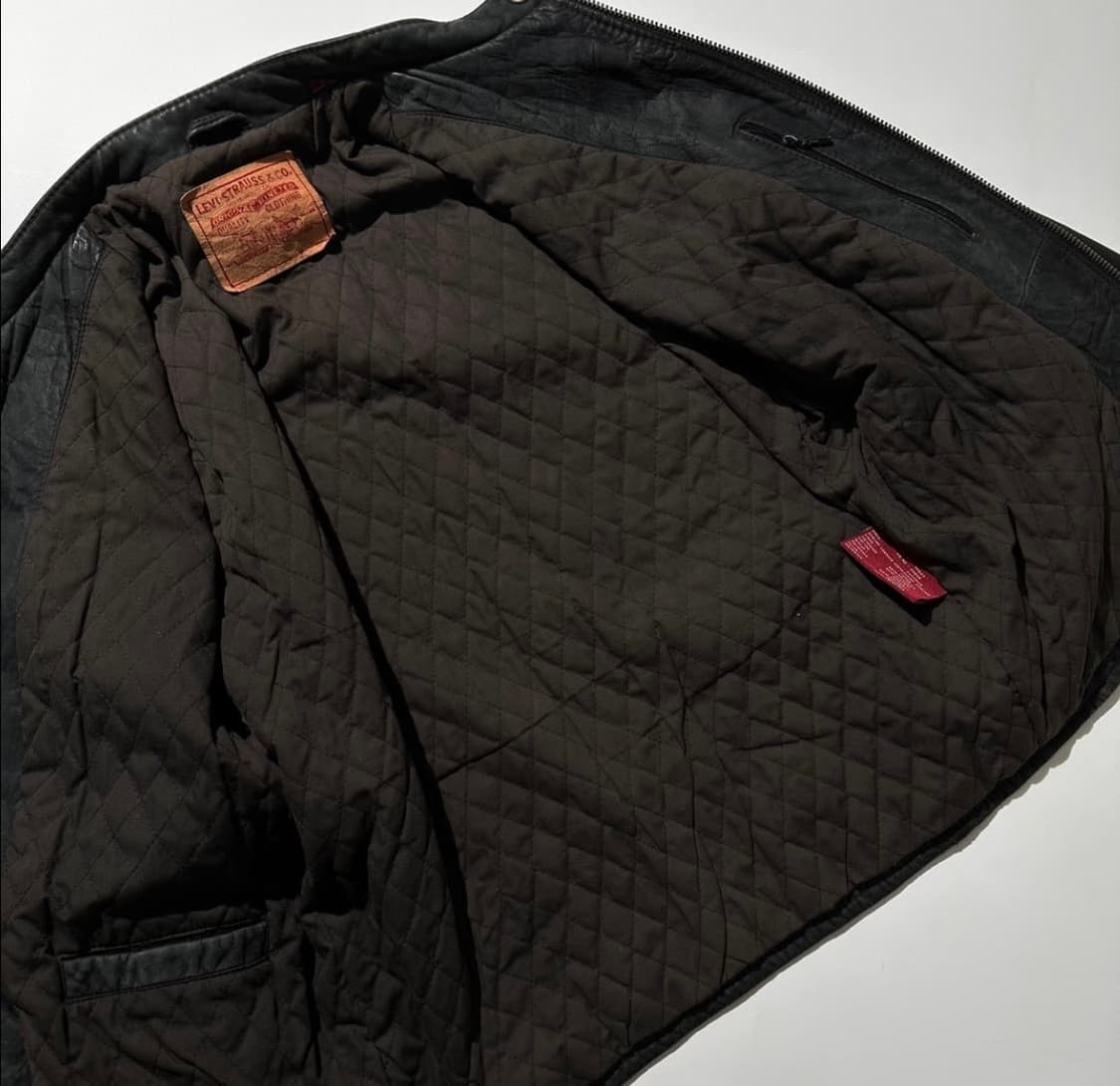 리바이스 레더 바이커 자켓 상품이미지5