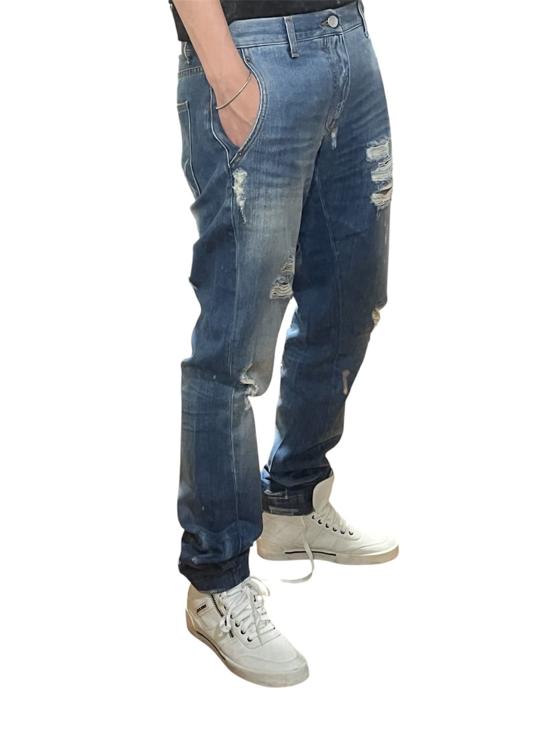 Dolce & Gabbana 14 디스트로이드 데님 팬츠 상품이미지2