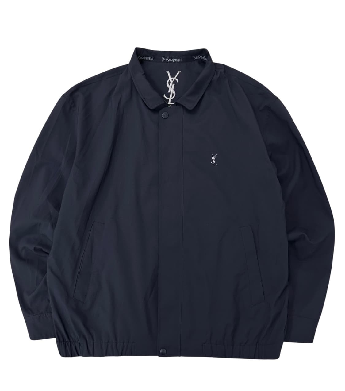 00s YSL 생로랑 나일론자켓 블랙네이비 (L) 상품이미지1