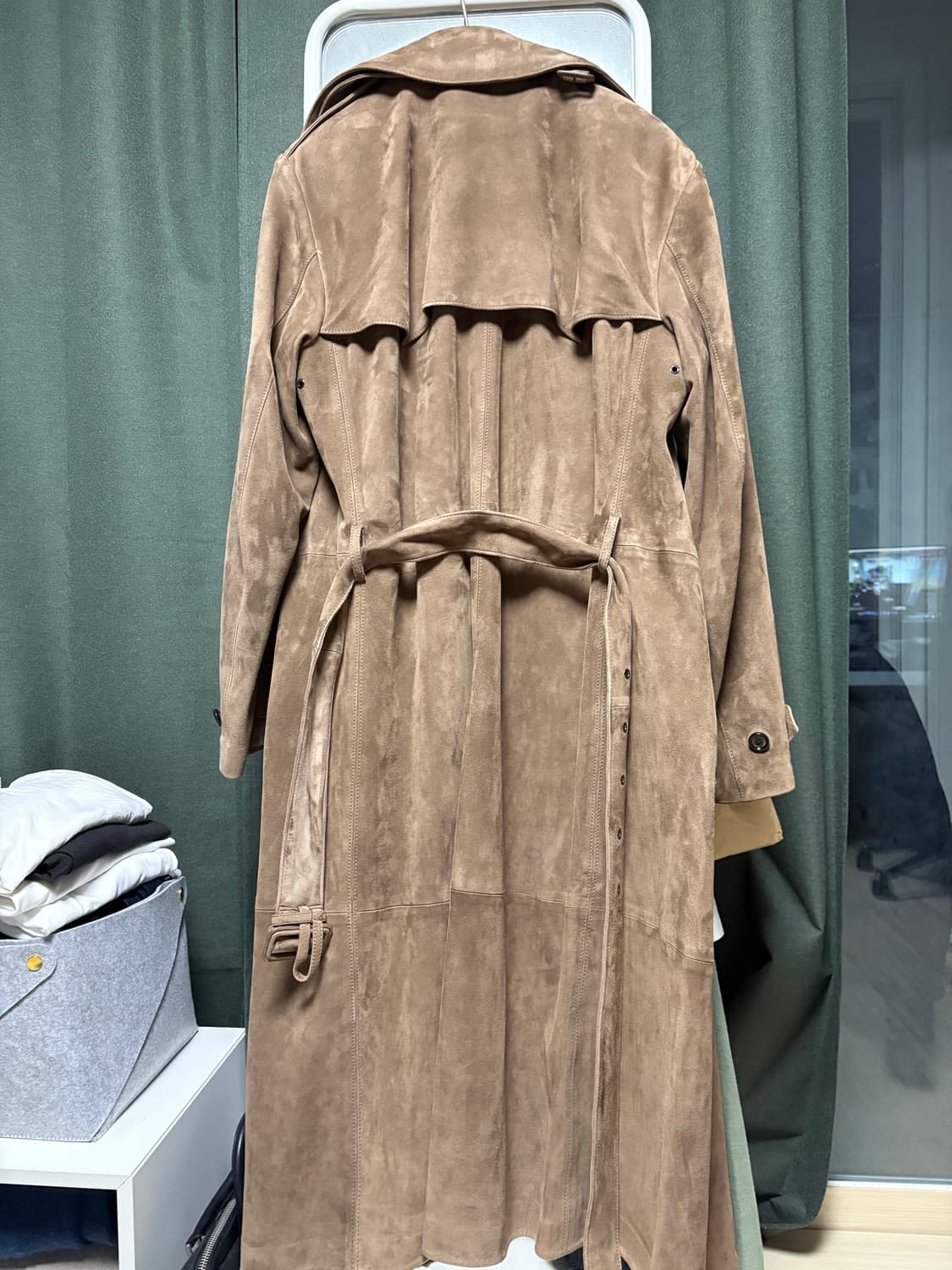 폴로 랄프롤렌 퍼플라벨 스웨이드 코트 S 상품이미지7