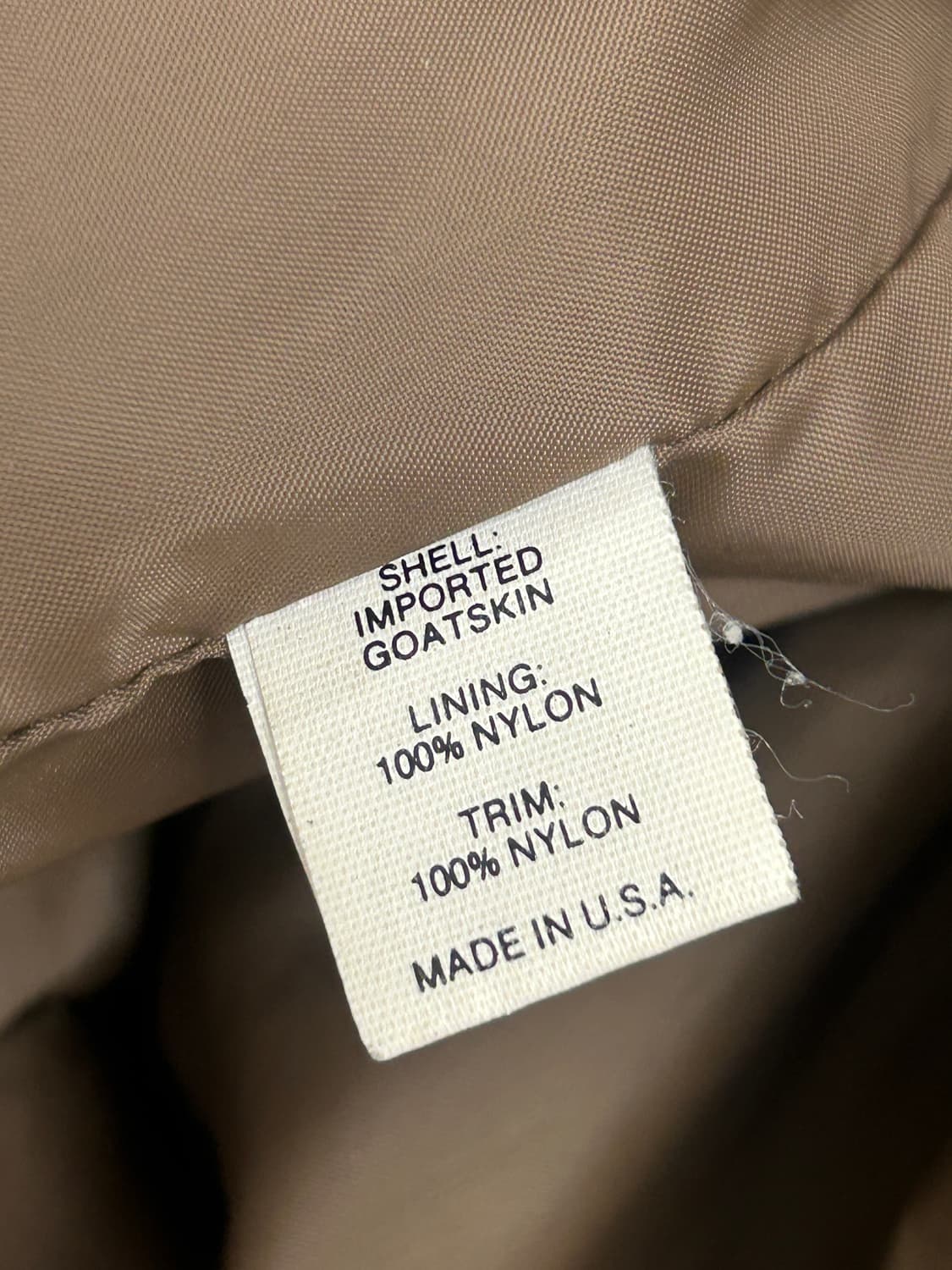 90s L.L.Bean 염소가죽 A2 레더 플라잉자켓  상품이미지9