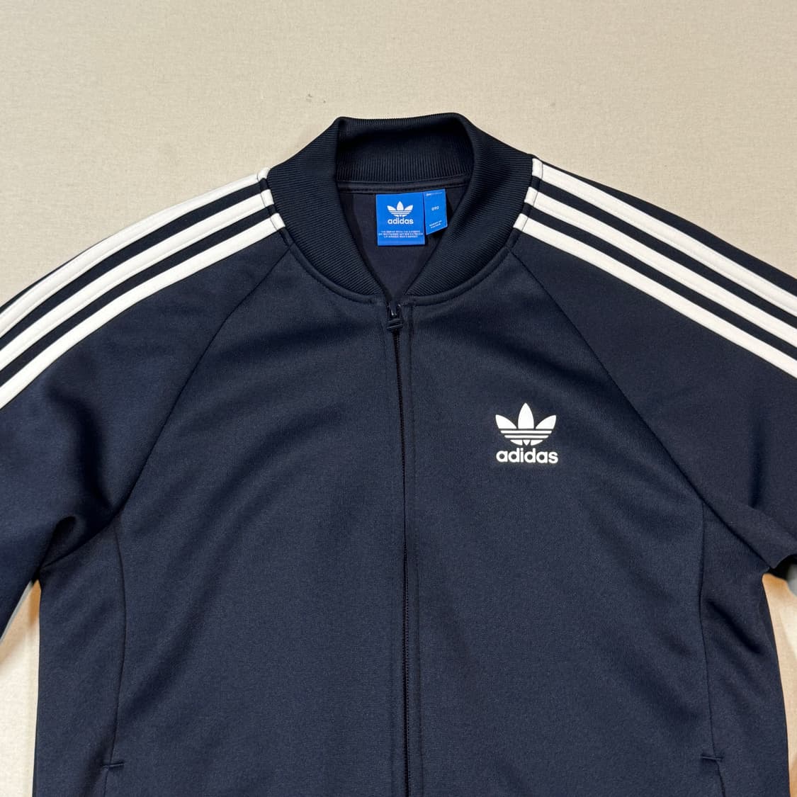 90) 아디다스 파이어버드 삼선 져지 트랙탑 집업 네이비 상품이미지3