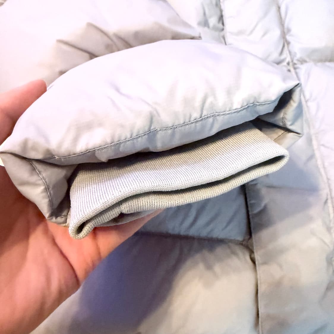 {오케이몰판/새상품급} 파라점퍼스 클라우드 패딩 그레이 S사이드 상품이미지7