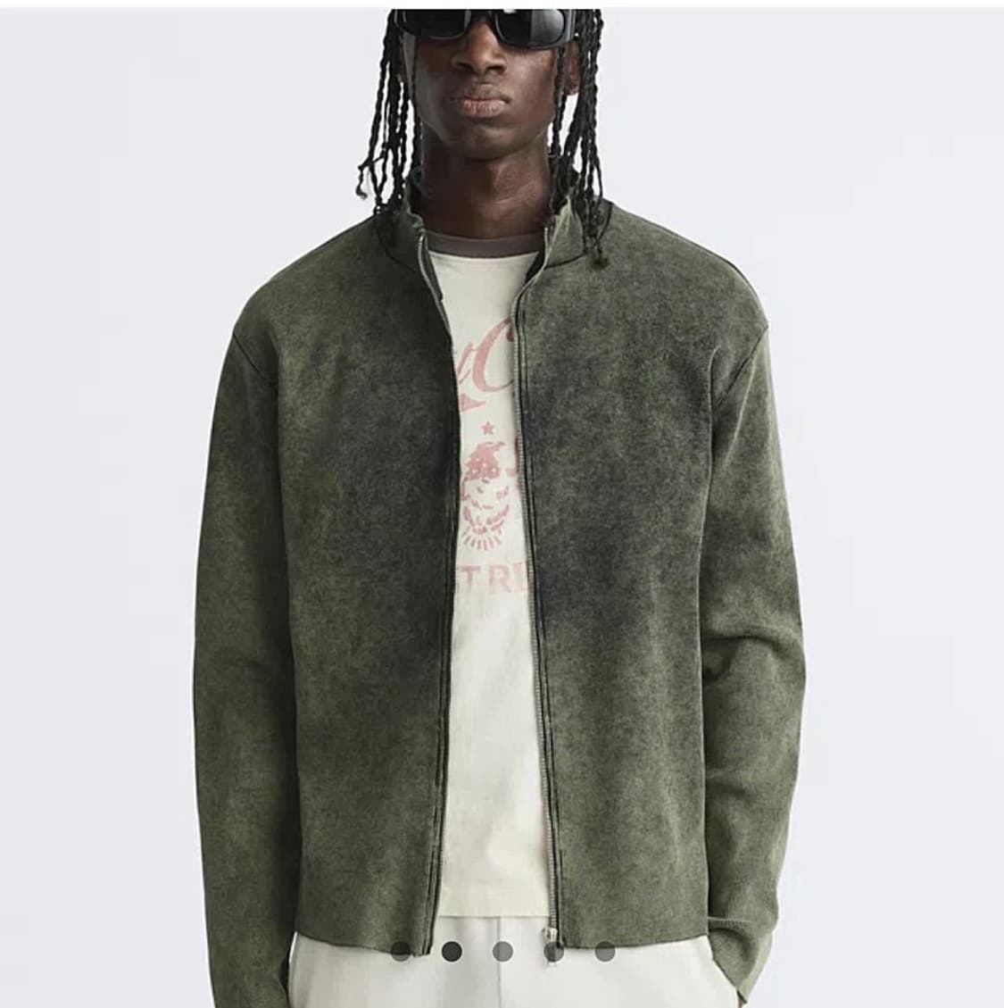 자라 빈티지 이펙트 리브드 자켓 삽니다(구매글) 상품이미지1