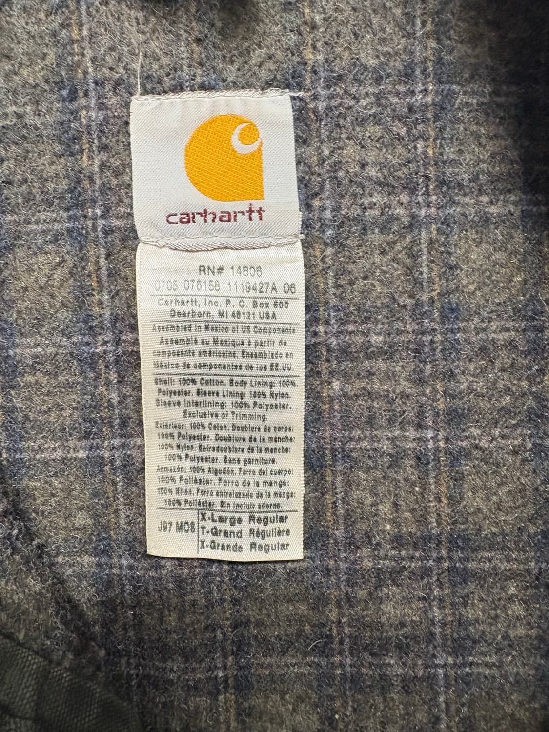 칼하트 J97 MOS 그린 XL 상품이미지3