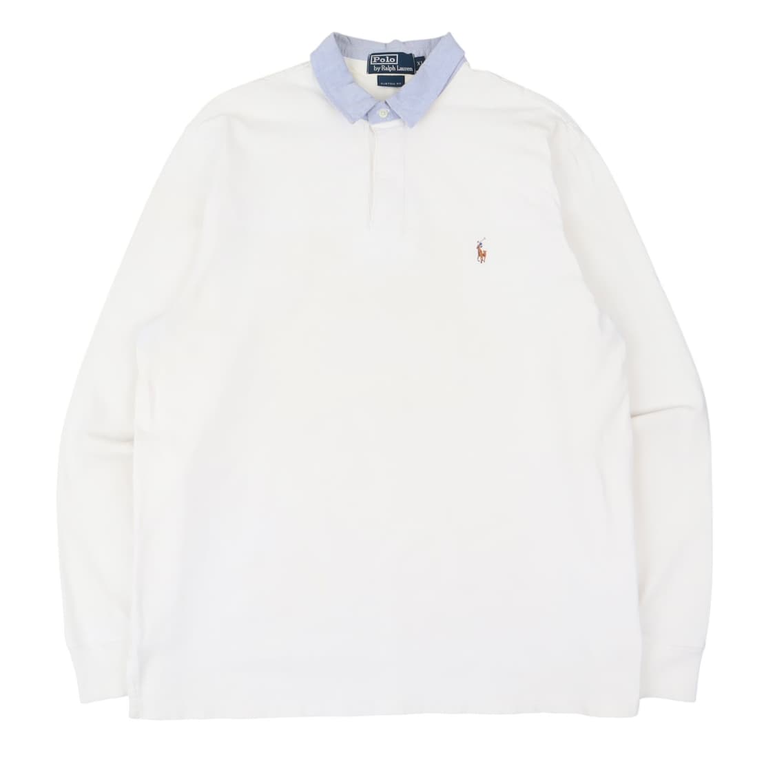 폴로 랄프로렌 데님 카라 멀티포니 럭비 티셔츠 상품이미지1