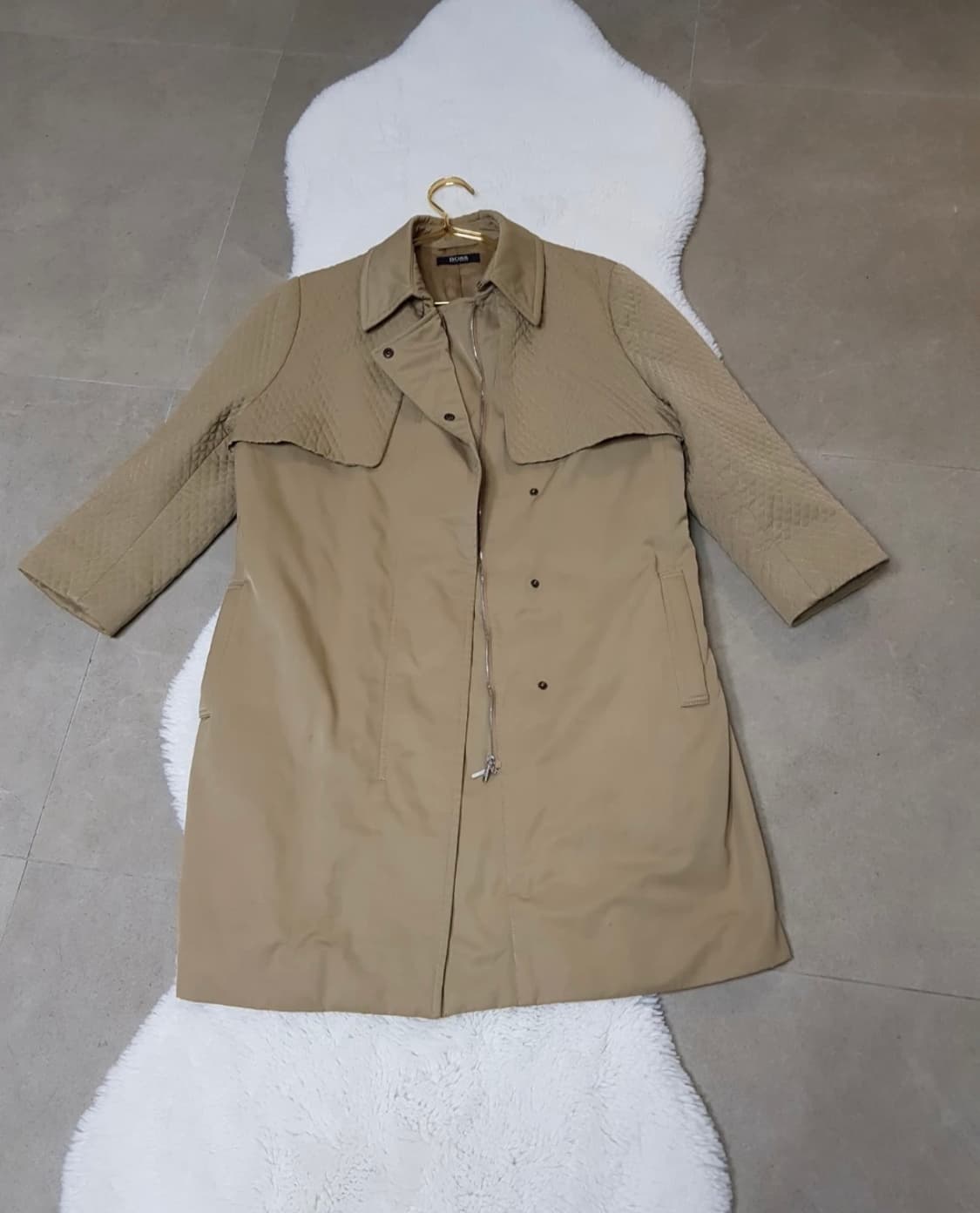 휴고보스 7부 트렌치코트. 55 상품이미지1