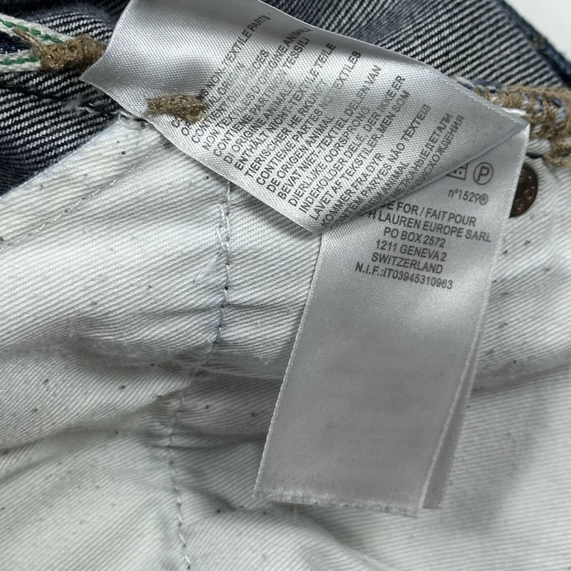 더블알엘 RL 클래식 USA 진청 데님 팬츠 (35인치) 상품이미지9