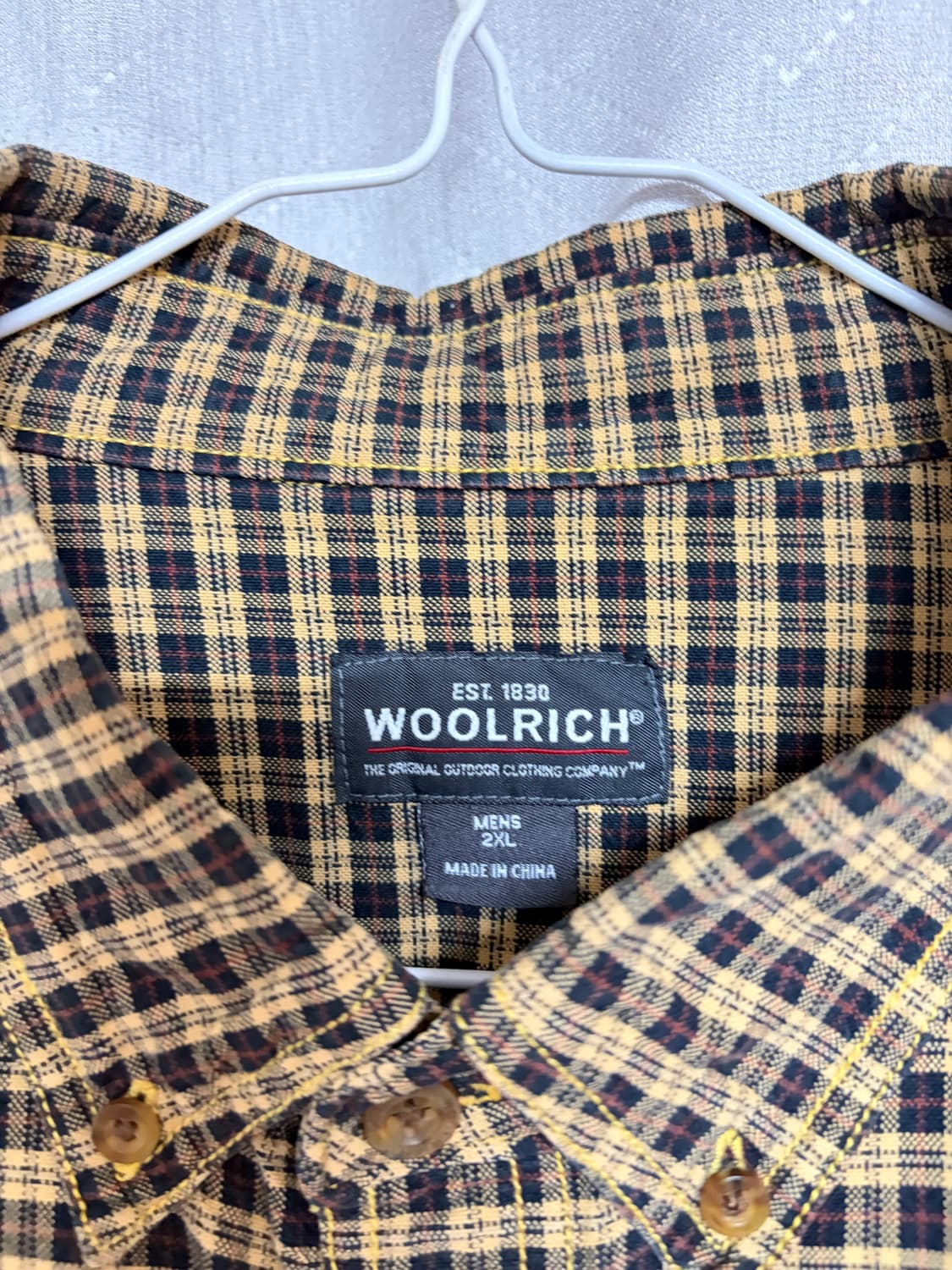 울리치 체크셔츠 2XL 상품이미지2